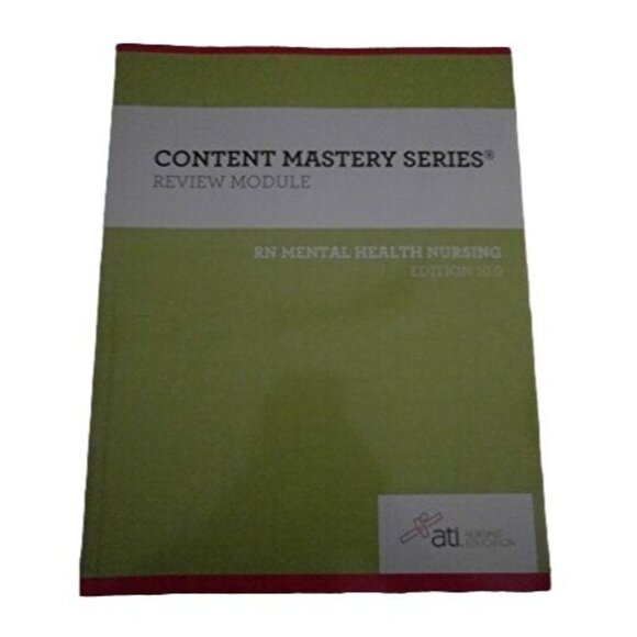 ATI RN Mental Health Nursing Edition 10 Assessment Technologies Institute - Picture 1 of 4